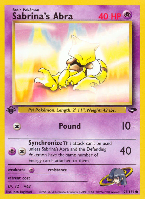 Gym Challenge 093 Sabrina's Abra