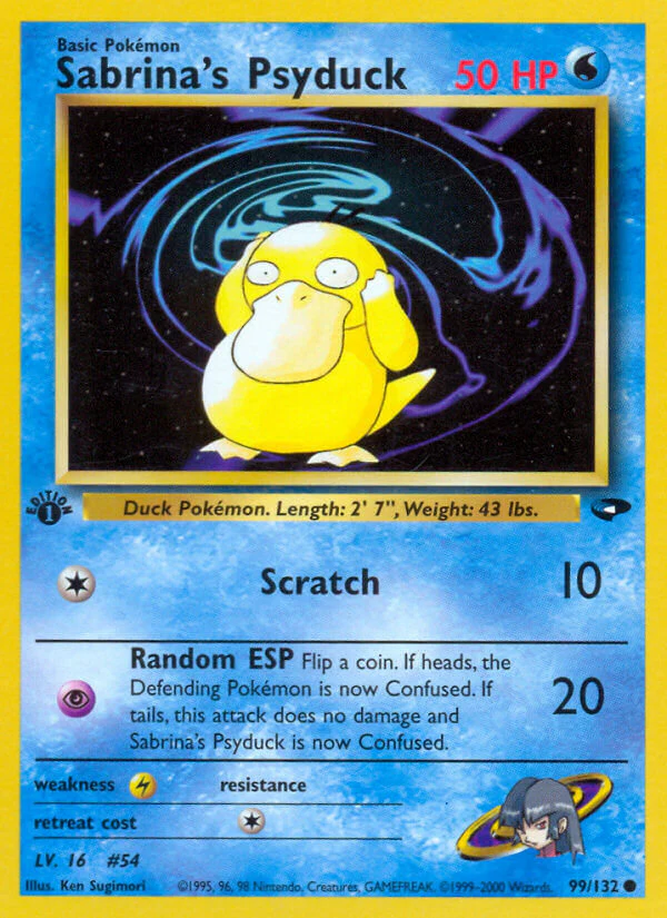 Gym Challenge 099 Sabrina's Psyduck