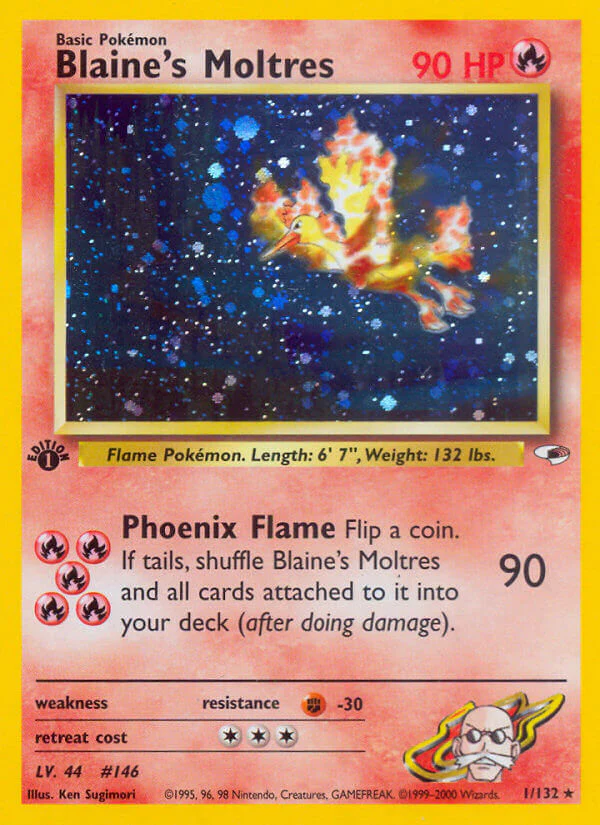 Gym Heroes 001 Blaine's Moltres
