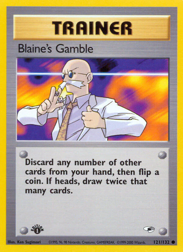 Gym Heroes 121 Blaine's Gamble