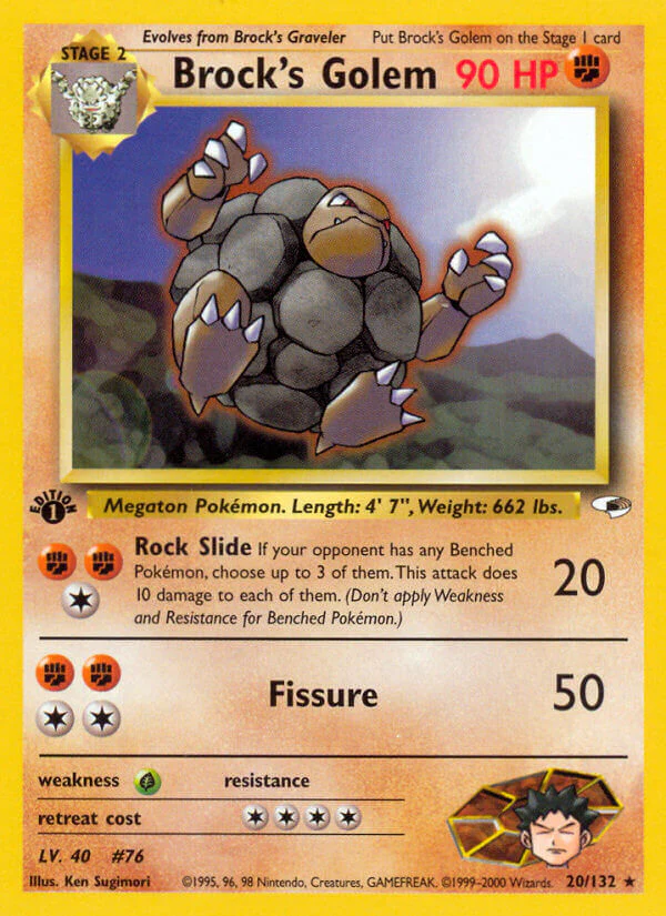 Gym Heroes 020 Brock's Golem