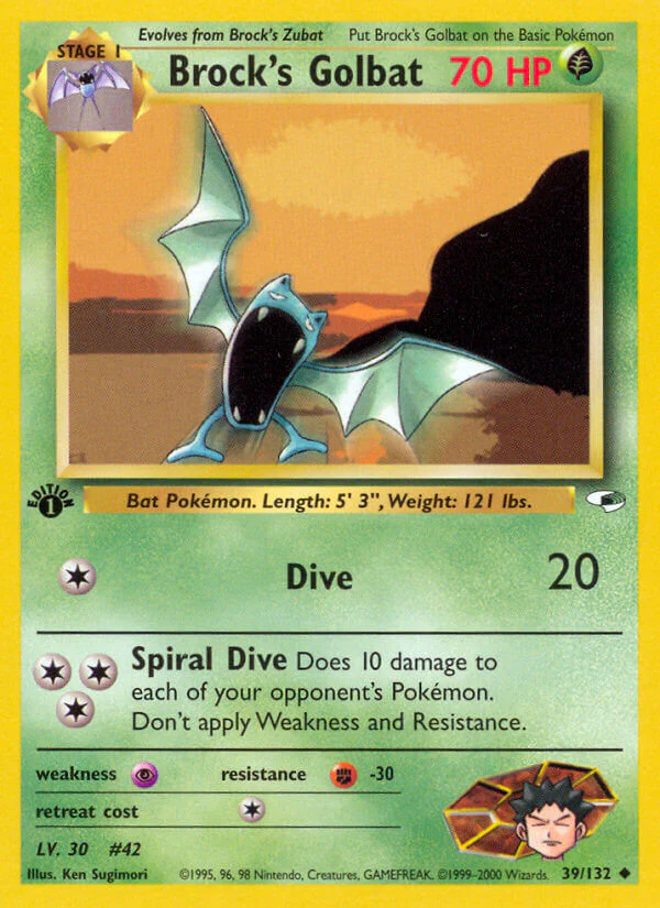 Gym Heroes 039 Brock's Golbat