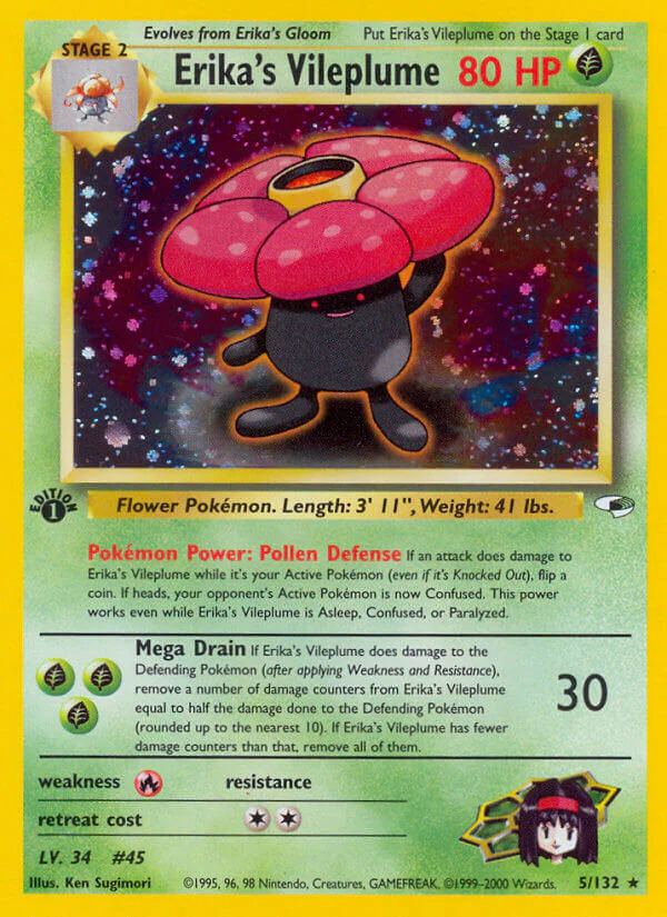 Gym Heroes 005 Erika's Vileplume