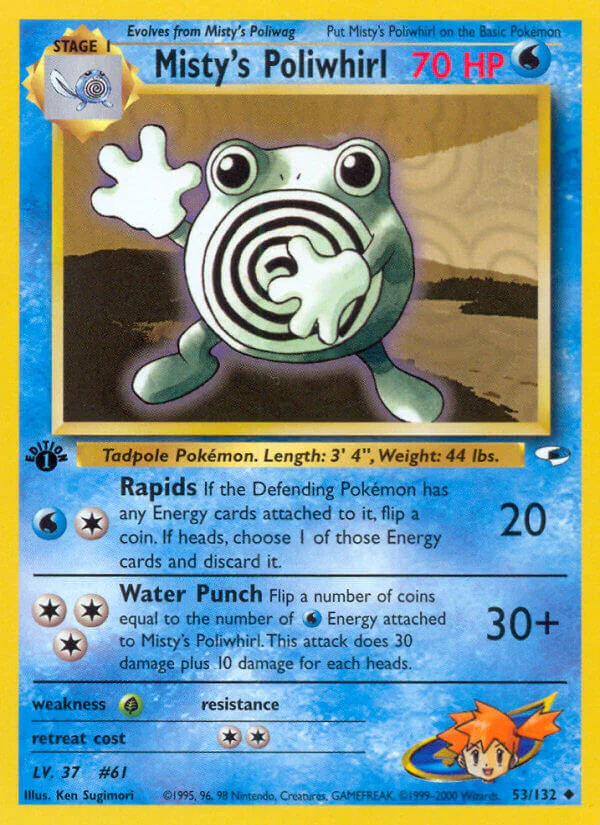 Gym Heroes 053 Misty's Poliwhirl