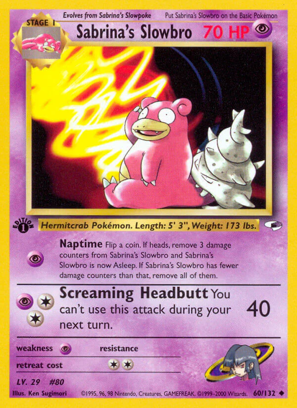 Gym Heroes 060 Sabrina's Slowbro
