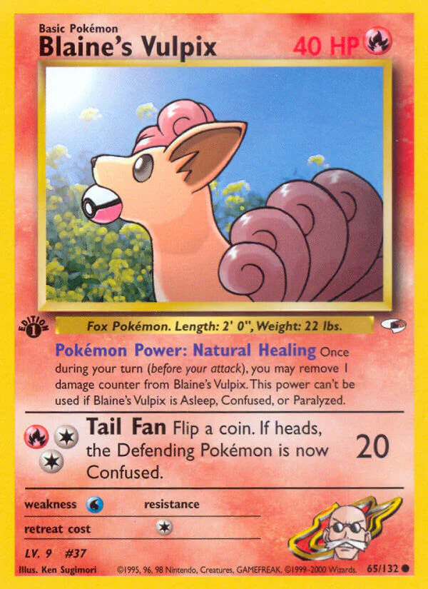 Gym Heroes 065 Blaine's Vulpix