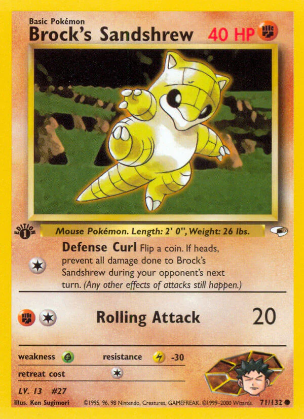 Gym Heroes 071 Brock's Sandshrew