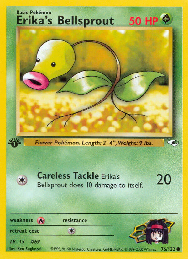 Gym Heroes 076 Erika's Bellsprout