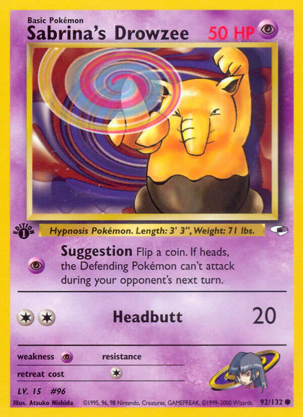 Gym Heroes 092 Sabrina's Drowzee