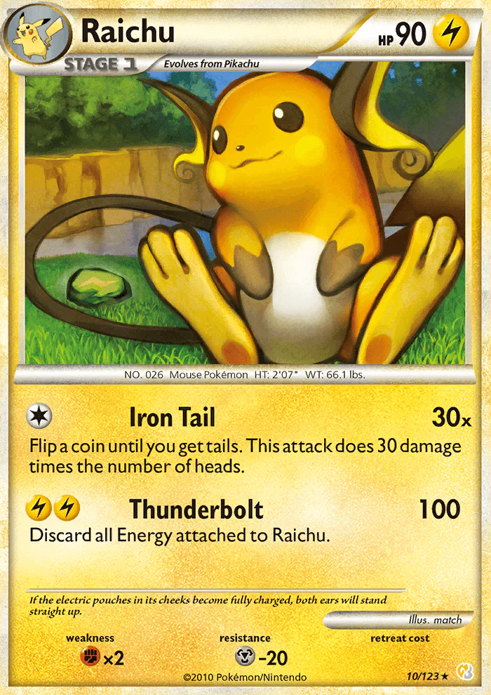 HeartGold and SoulSilver 010 Raichu