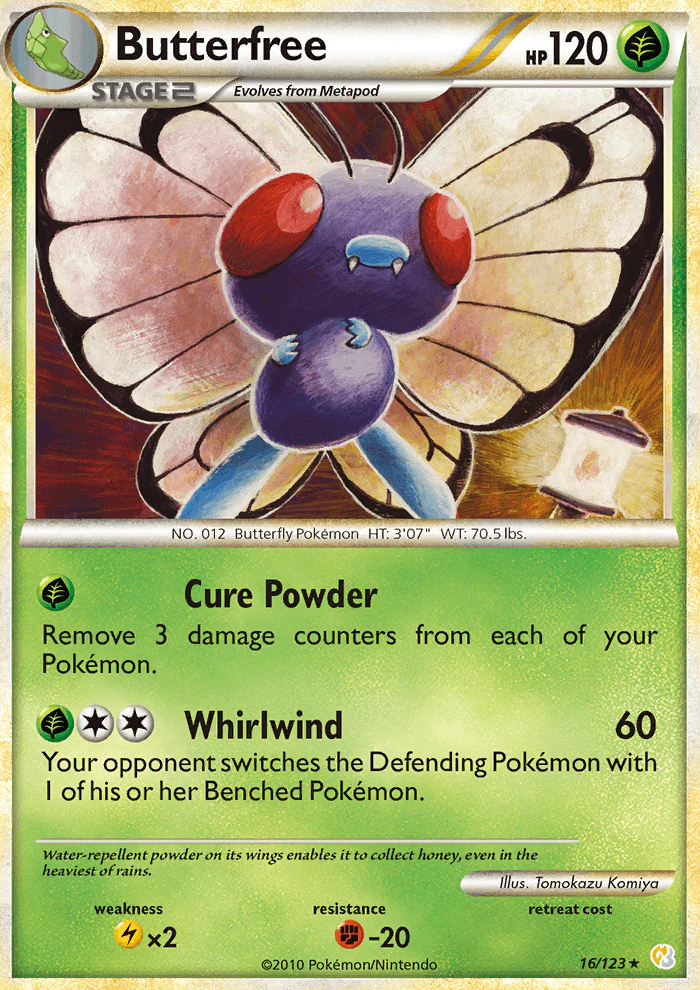 HeartGold and SoulSilver 016 Butterfree