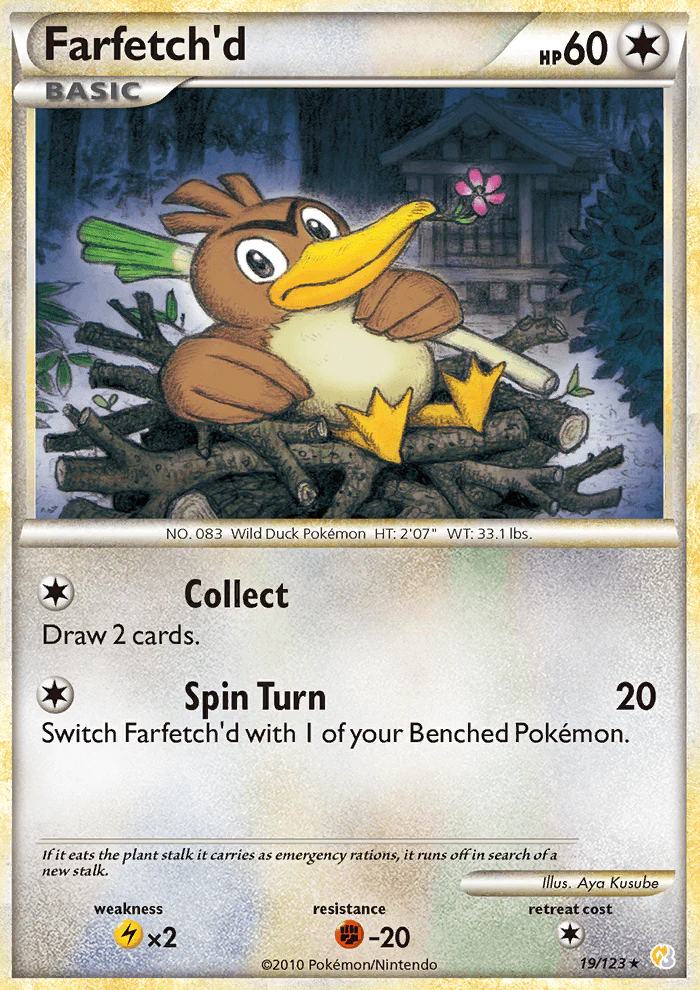 HeartGold and SoulSilver 019 Farfetch'd