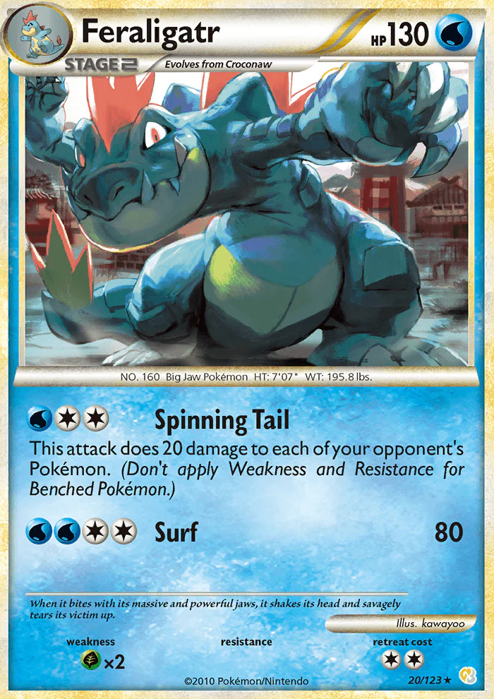 HeartGold and SoulSilver 020 Feraligatr