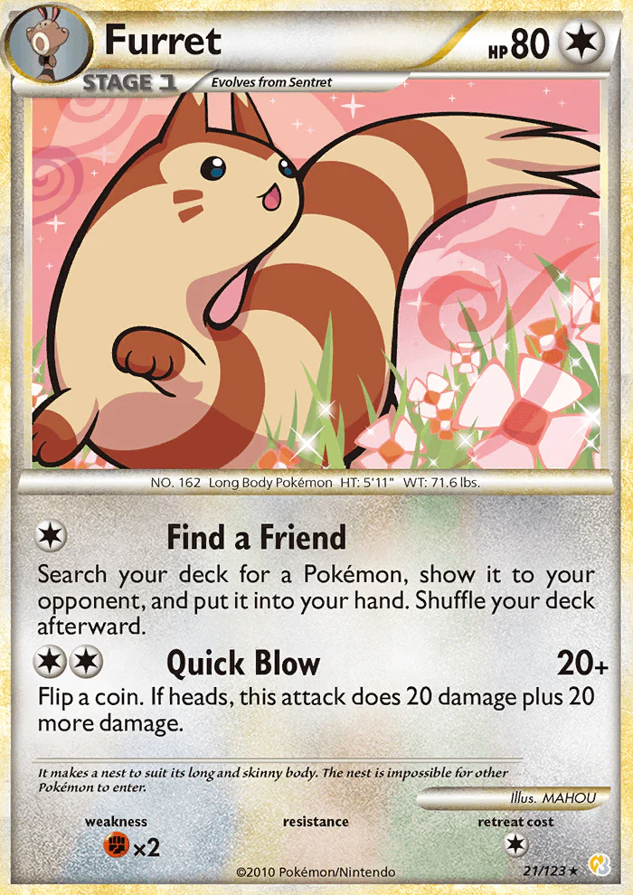 HeartGold and SoulSilver 021 Furret