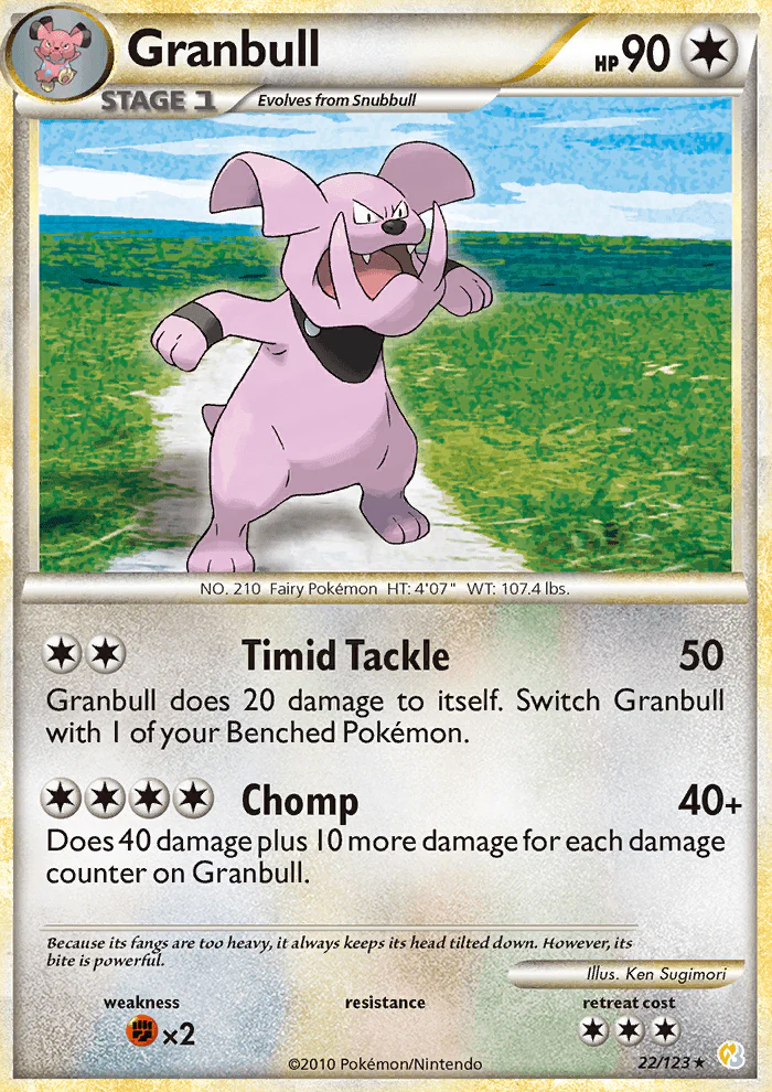 HeartGold and SoulSilver 022 Granbull