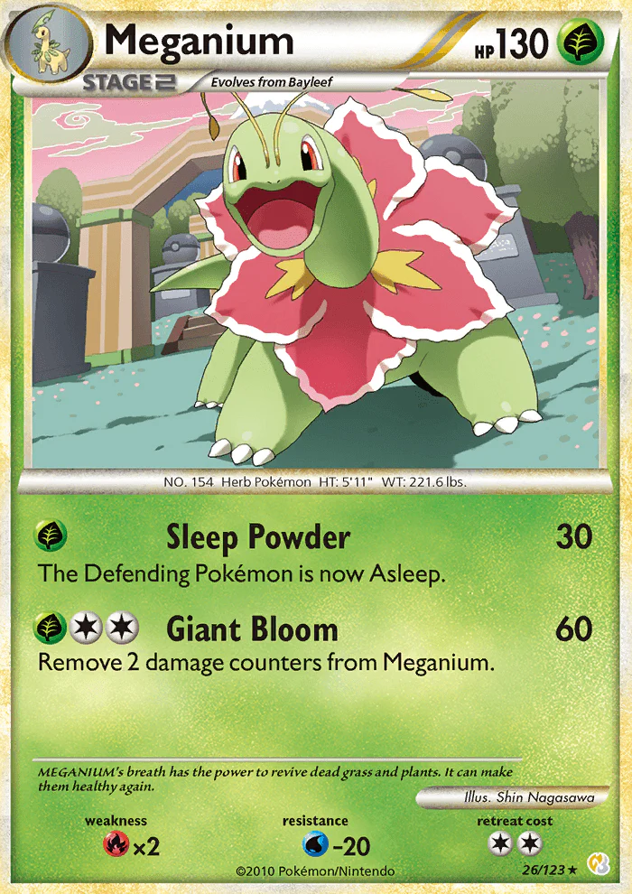 HeartGold and SoulSilver 026 Meganium