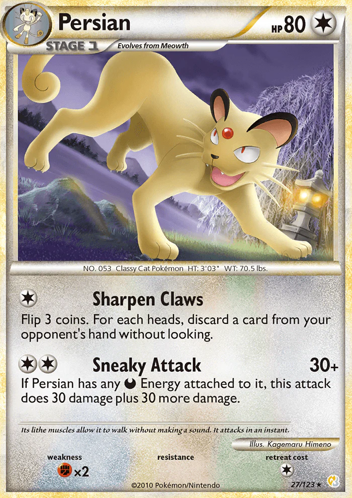 HeartGold and SoulSilver 027 Persian