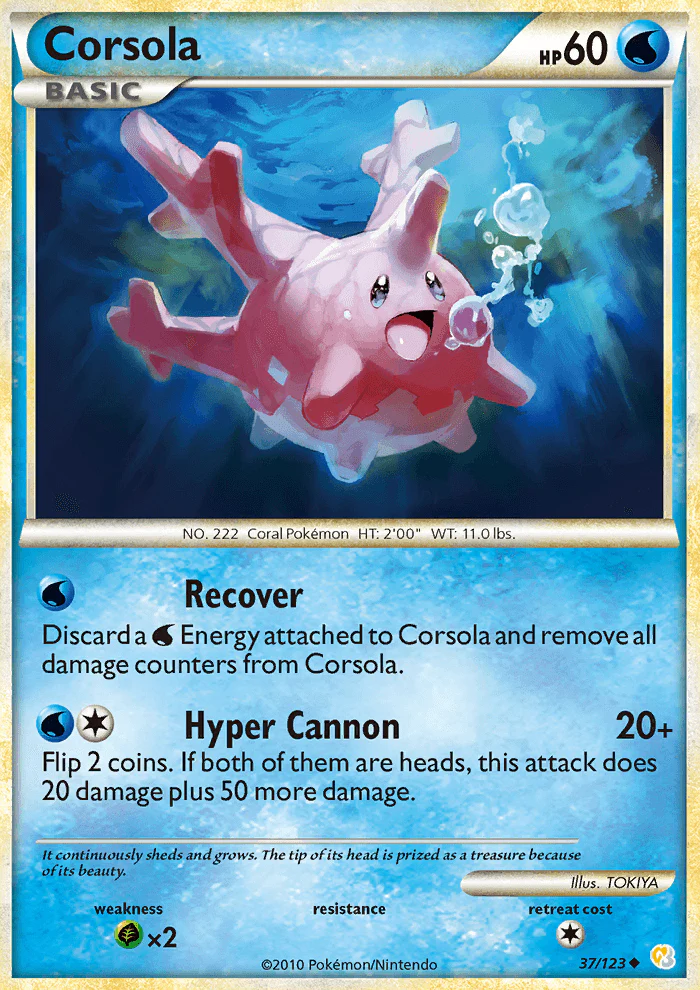 HeartGold and SoulSilver 037 Corsola