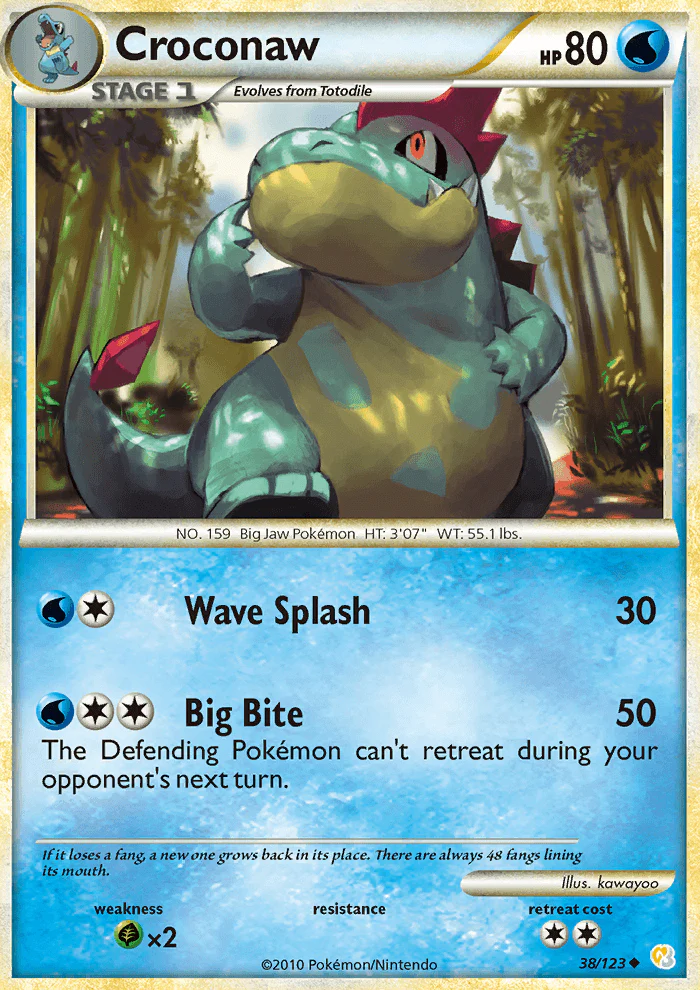 HeartGold and SoulSilver 038 Croconaw