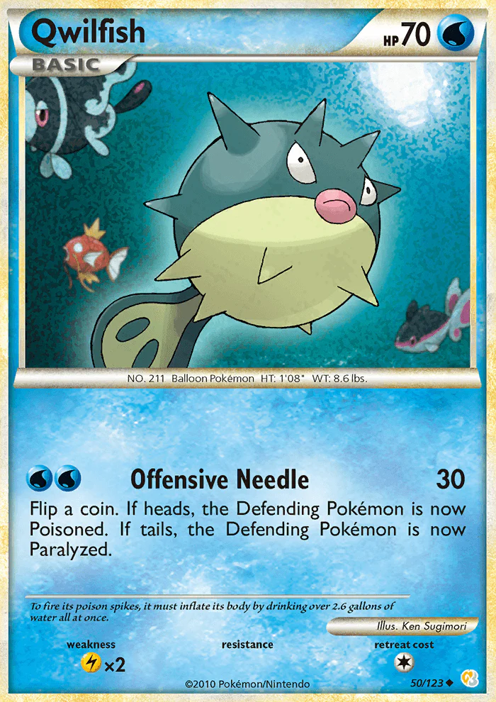 HeartGold and SoulSilver 050 Qwilfish