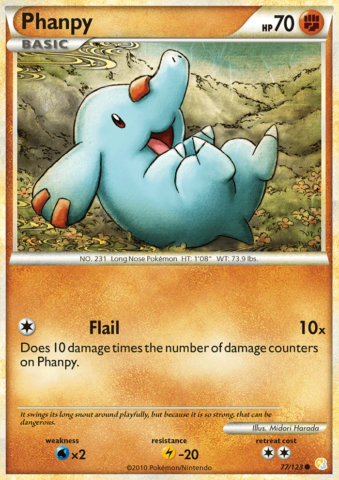 HeartGold and SoulSilver 077 Phanpy