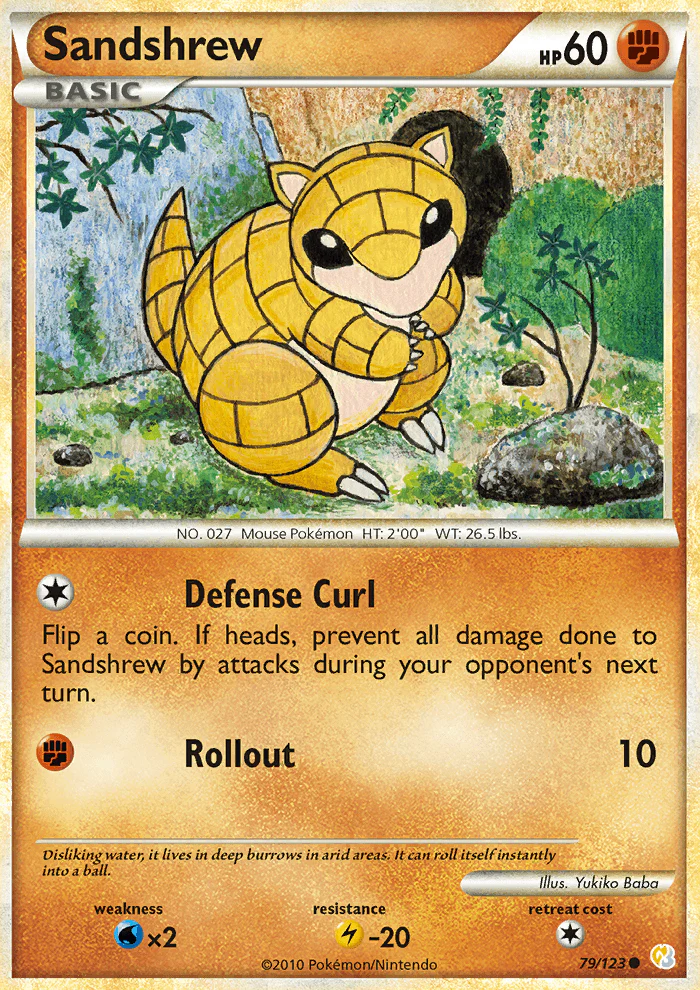 HeartGold and SoulSilver 079 Sandshrew