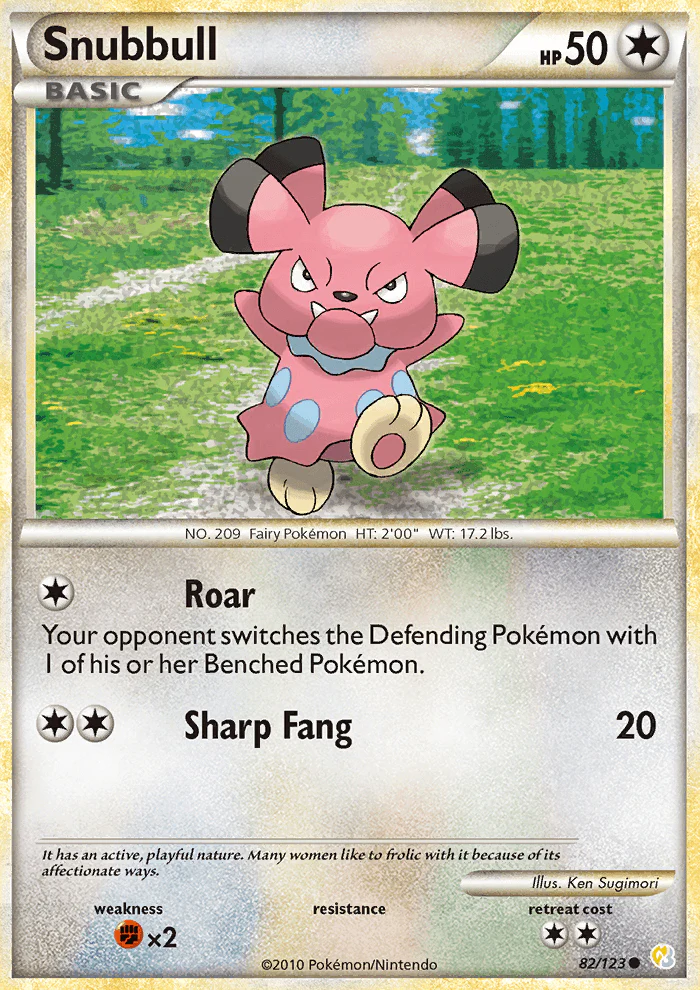 HeartGold and SoulSilver 082 Snubbull