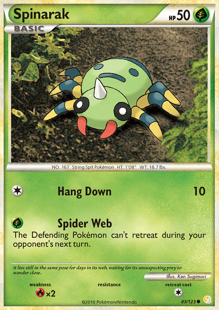 HeartGold and SoulSilver 083 Spinarak