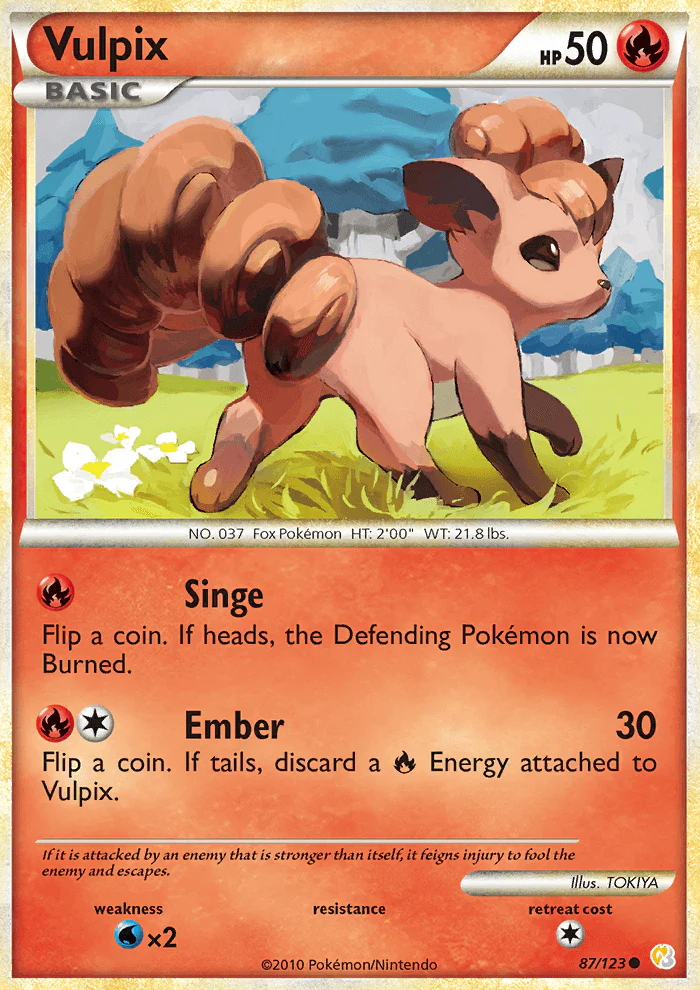 HeartGold and SoulSilver 087 Vulpix