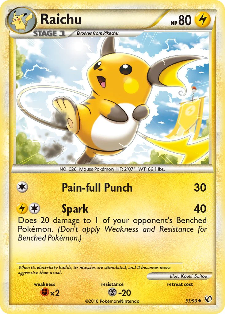 Undaunted 033 Raichu