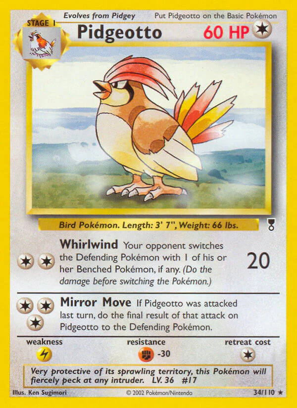 Legendary Collection 034 Pidgeotto