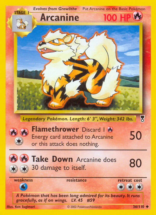 Legendary Collection 036 Arcanine