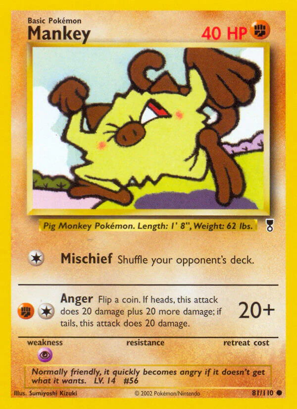 Legendary Collection 081 Mankey