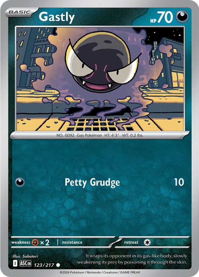 Ascended Heroes 123 Gastly