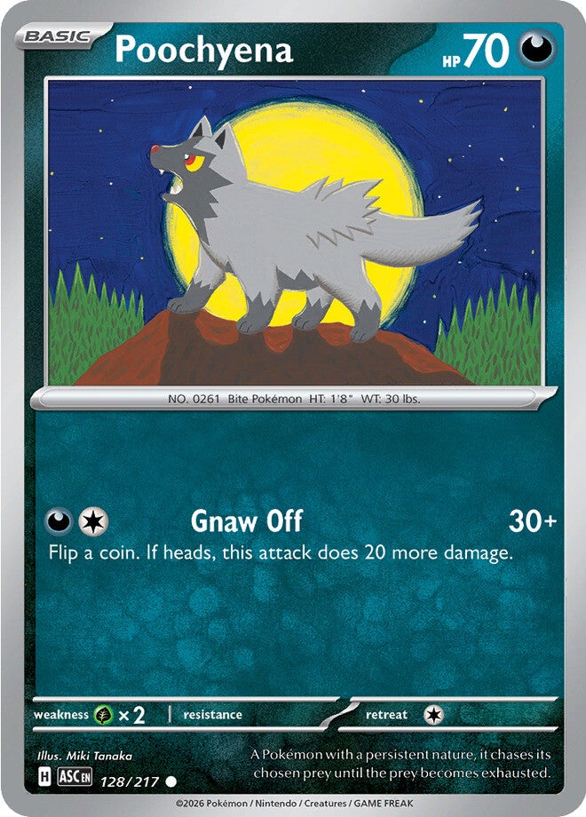 Ascended Heroes 128 Poochyena