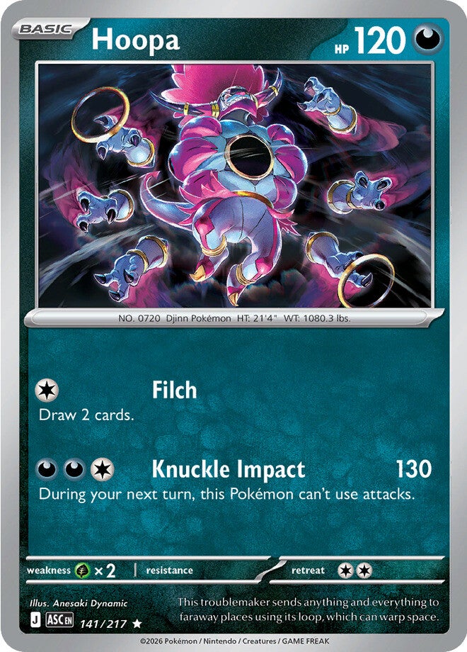 Ascended Heroes 141 Hoopa