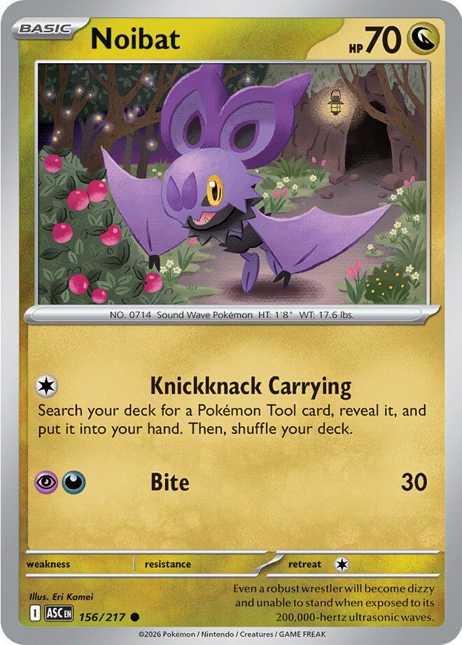 Ascended Heroes 156 Noibat