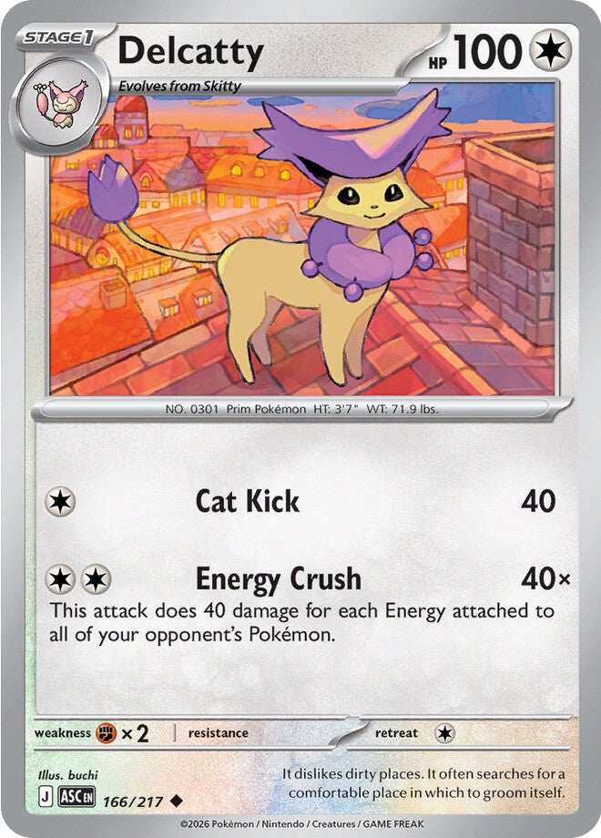 Ascended Heroes 166 Delcatty