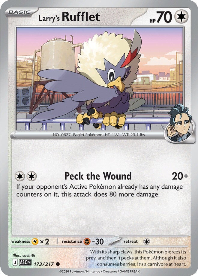 Ascended Heroes 173 Larry's Rufflet