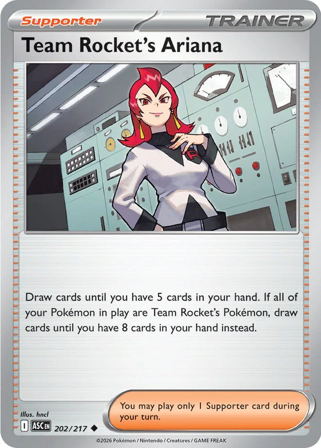 Ascended Heroes 202 Team Rocket's Ariana