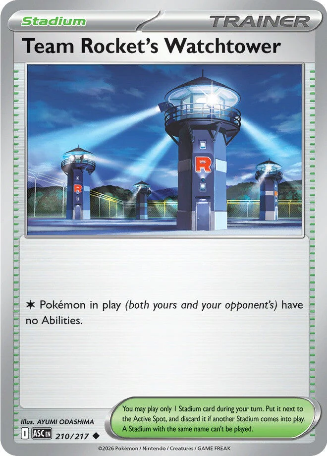 Ascended Heroes 210 Team Rocket's Watchtower