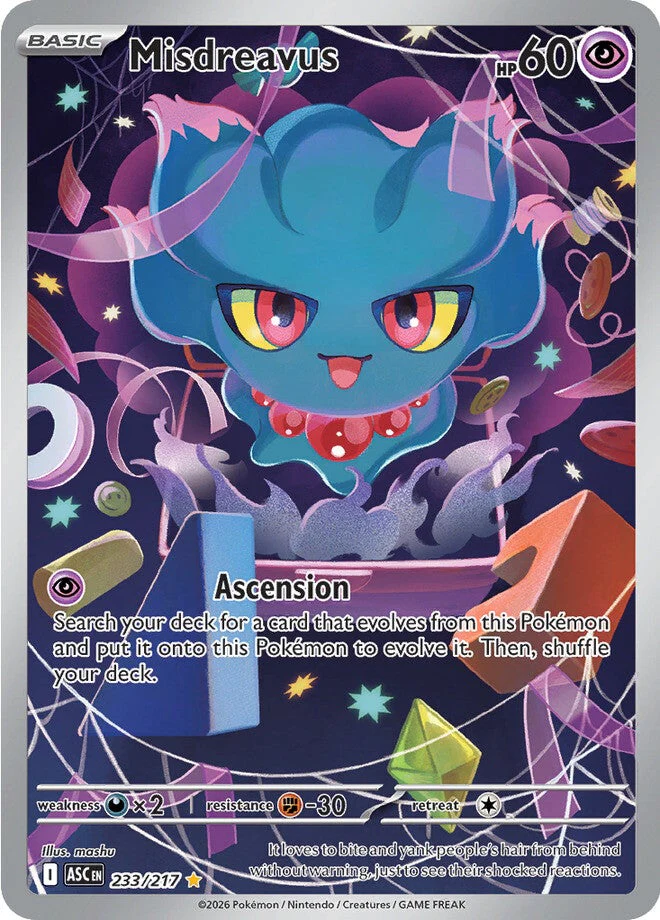 Ascended Heroes 233 Misdreavus