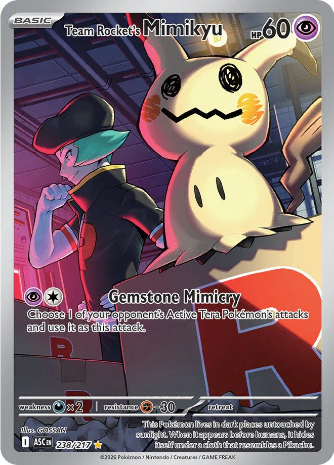 Ascended Heroes 238 Team Rocket's Mimikyu