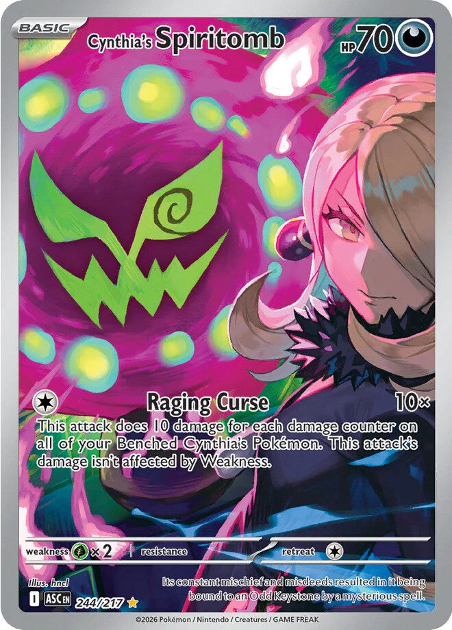 Ascended Heroes 244 Cynthia's Spiritomb