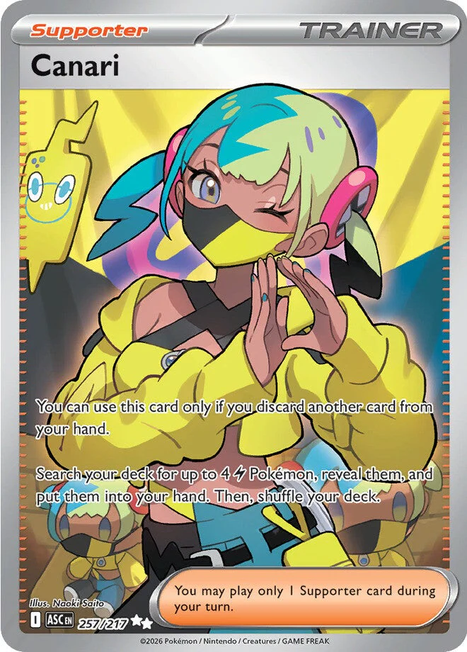 Ascended Heroes 257 Canari