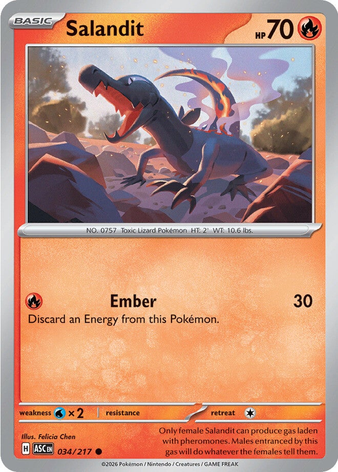 Ascended Heroes 34 Salandit