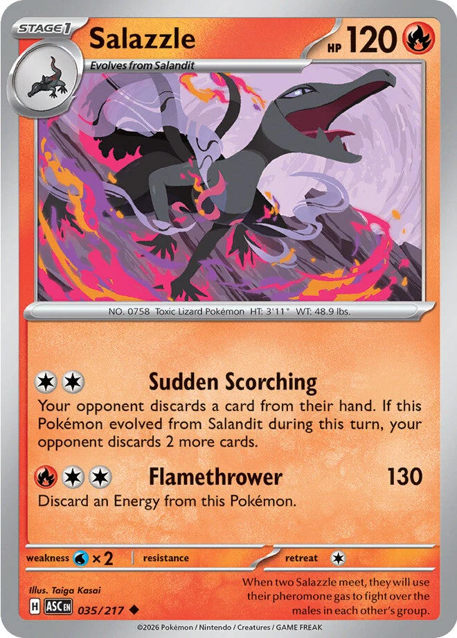 Ascended Heroes 35 Salazzle