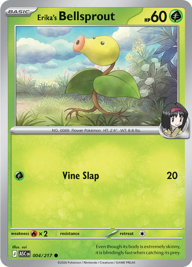 Ascended Heroes 4 Erika's Bellsprout