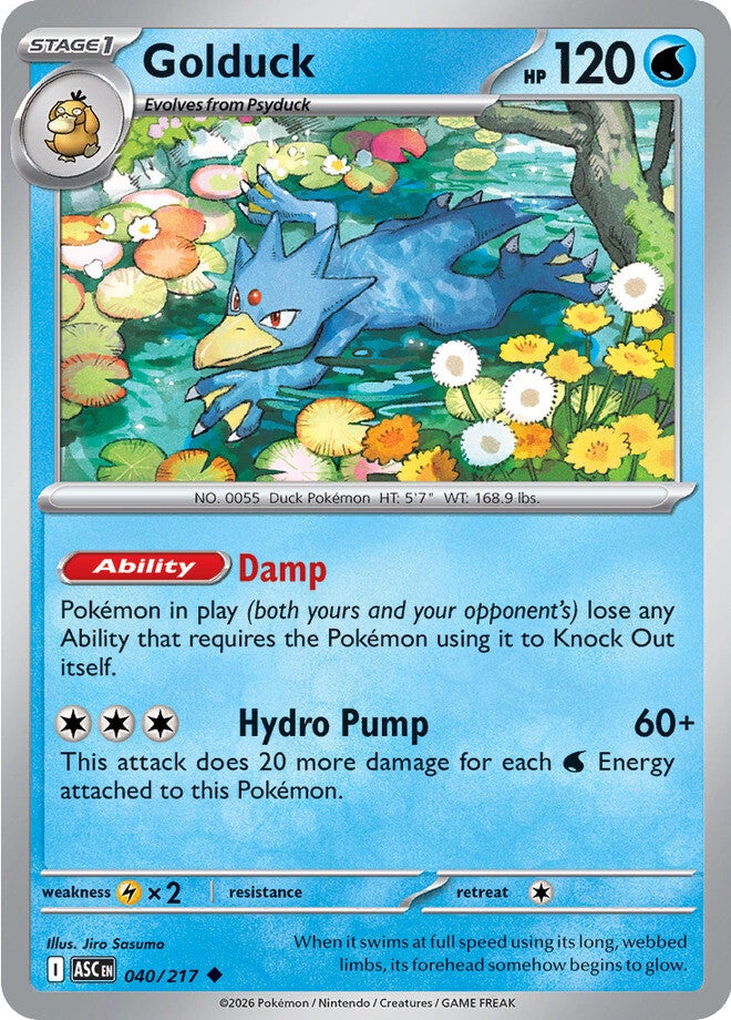 Ascended Heroes 40 Golduck