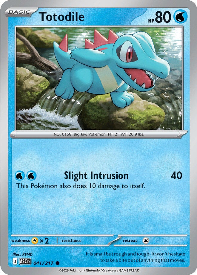 Ascended Heroes 41 Totodile